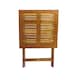 image 2 of Charles Bentley Wooden Square Foldable Table FSC Certified
