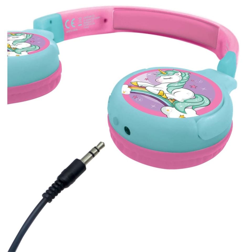 image 1 of Lexibook HPBT010UNI Unicorn Bluetooth & Wired Foldable Headphones