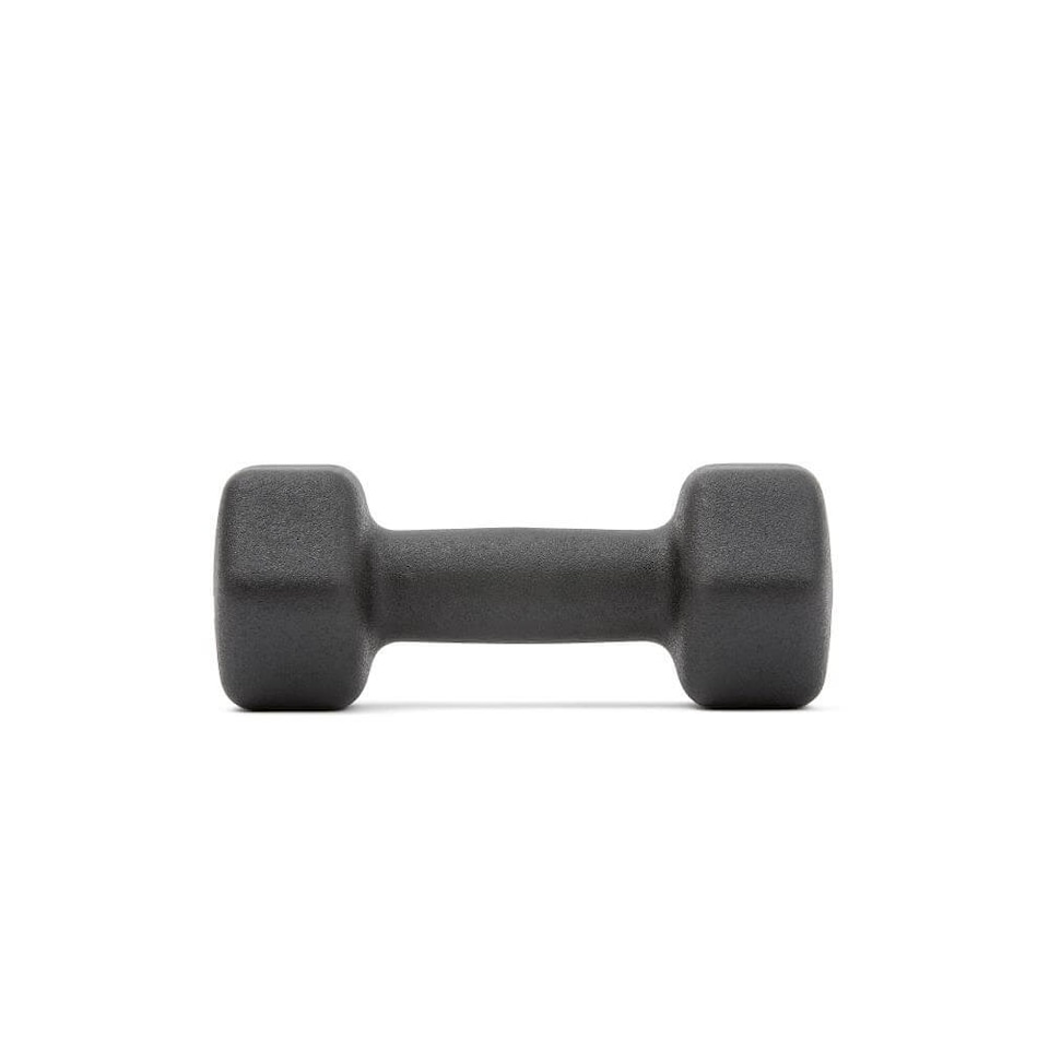 image 1 of Adidas 2kg Neoprene Dumbbell Pair, Hexagonal Non-Roll Design, Black | Black | BLACK | adult