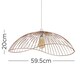 image 5 of ValueLights Covelas Painted Copper Ceiling Pendant Shade & Bulb | Copper