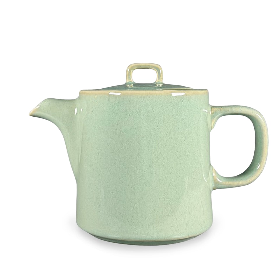 image 1 of Scandi Home Oslo Sage Green Artisan Glaze Ceramic 1L Infuser Teapot