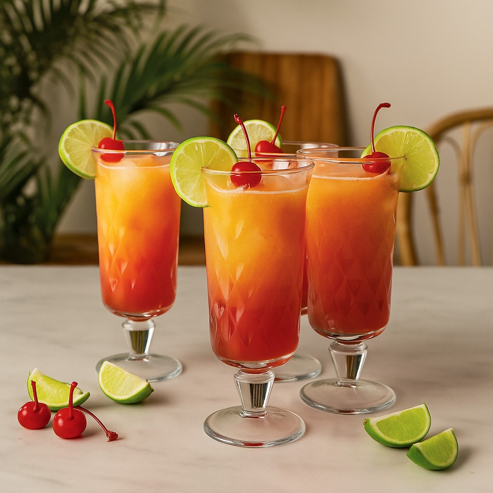 image 1 of Cocktail Iced Tea Water Drinking Highball Tumbler Glasses Set 445ml | Clear | Set of 4