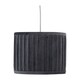 image 2 of First Choice Lighting Sundance Grey Velvet Pleated 30cm Lamp Shade with Silver Inner Grey | Silver