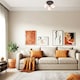 image 6 of Modern Designer Matte Black Spot Ceiling Light with White Ribbed Glass Shades