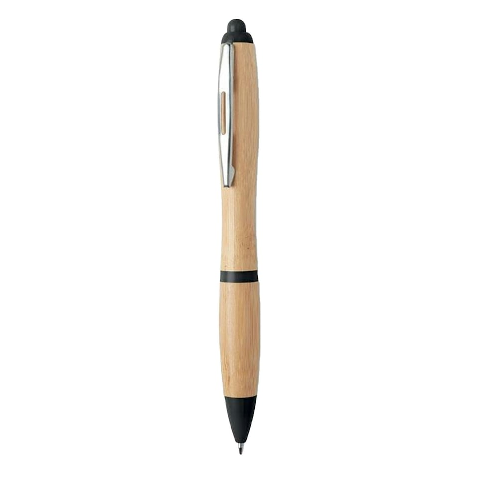 image 1 of MidOcean Rio Bamboo Ballpoint Pen - Black - 14cm x 1.3cm