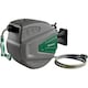 image 1 of Wall Mounted Garden Hose Reel Retractable Pipe Auto Rewind System 180 Degrees Swivel 30m
