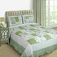 image 5 of Velosso Maya Cotton Blend Quilted Bedspread Set Grey | Grey | King