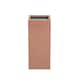 image 2 of Primrose Zinc Galvanised Copper Tall Cube Planter 75cm Copper