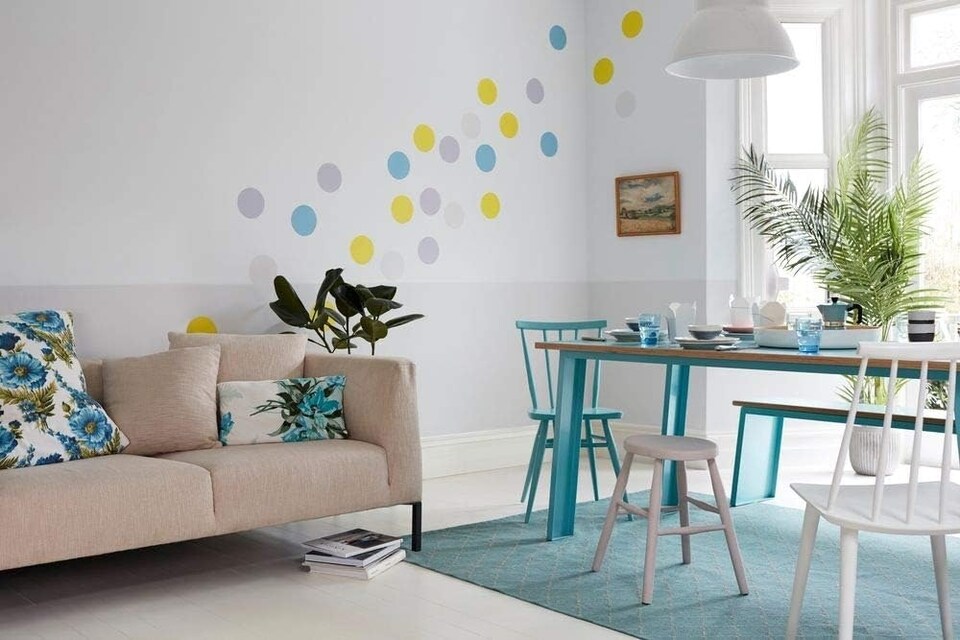 image 1 of Dulux Quick Dry Satinwood Paint - Polished Pebble 750ml