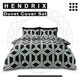 image 3 of Hendrix Geometric Duvet Cover Set Reversible Polycotton Beddings Multi | King