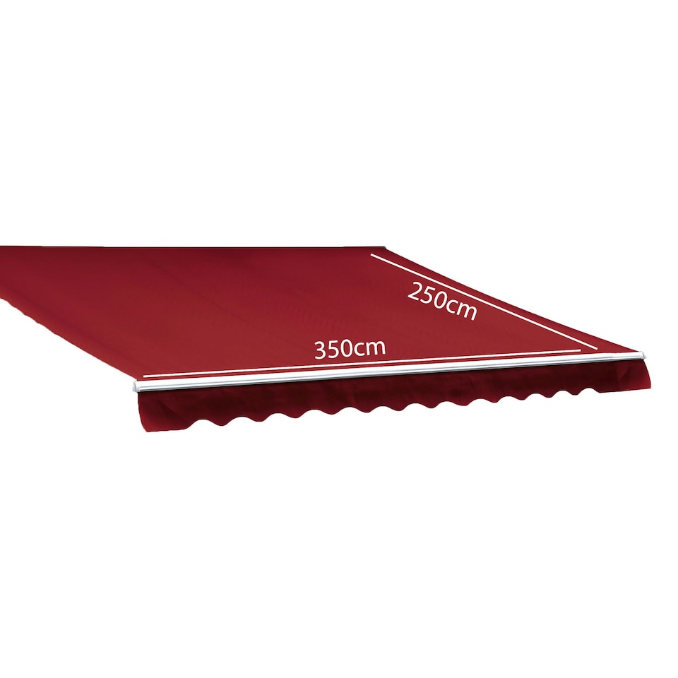 image 1 of Greenhurst Royal Red retractable awning | Red | 2.5m | 1