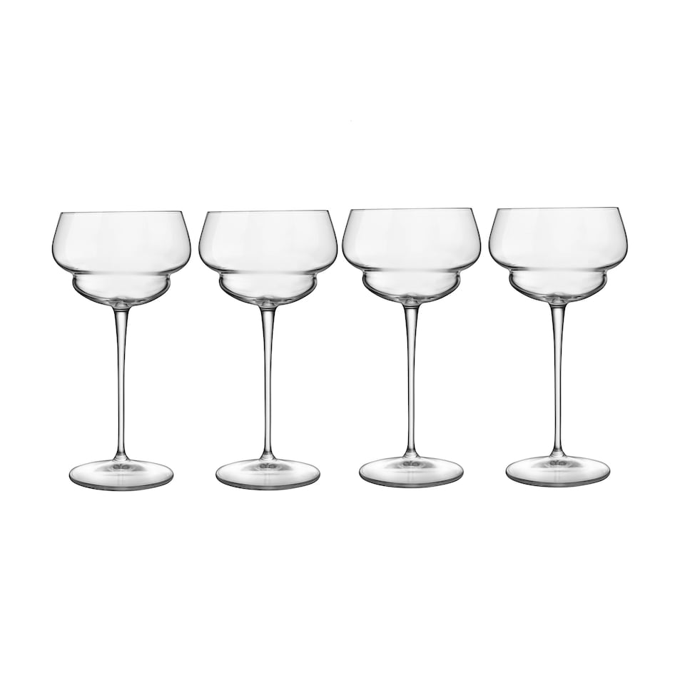 image 1 of Luigi Bormioli Backdoor '20s Great Gatsby Glasses, 300ml x 4 Clear
