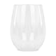 image 4 of Argon Tableware Reusable Plastic Stemless Wine Glasses - 300ml - Pack of 6 Clear