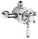 image 1 of Traditional Exposed Dual Thermostatic Shower Valve 1 Outlet Chrome