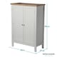image 5 of Jakkvik Shoe Storage Cabinet in Classic White White