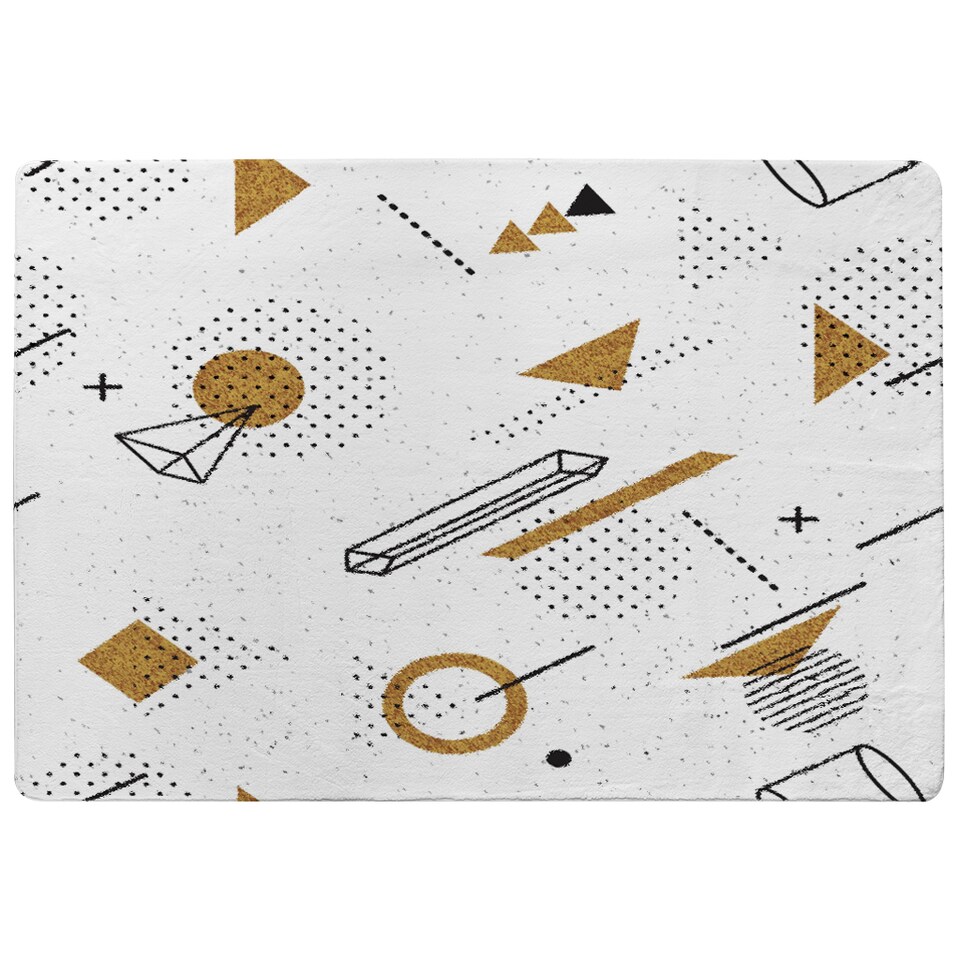 image 1 of Trendy Geometric Elements Designer Rug | Multi