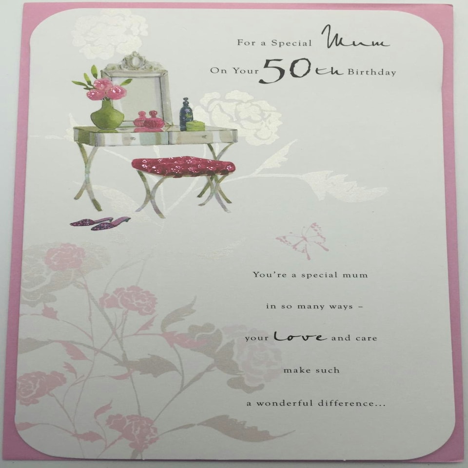 image 1 of Mum Age 50 Birthday Card