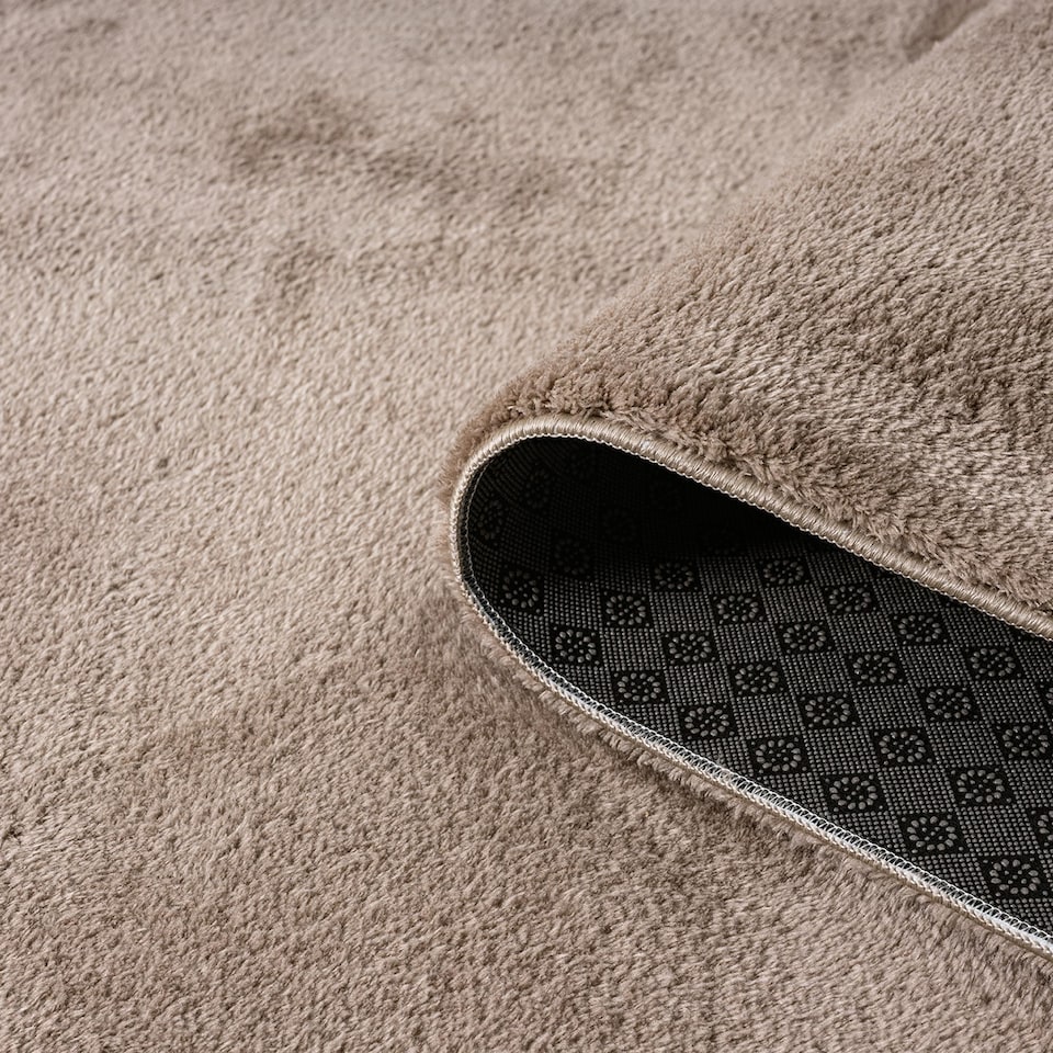 image 1 of Comfy Washable Low Pile Living Room Plain Area Rug
