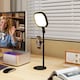 image 2 of HOMCOM Selfie Light for Video Conference Lighting, Dimmable Desk Lamp with Stand Phone Holder, 5 Colour Modes & 10 Brightness Levels, Memory Function for Home Office, Recording, Video Calls, Black | Black