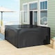 image 2 of Outsunny 235x190x90cm Large Patio Set Outdoor Garden Furniture Cover Black 