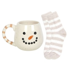 Something Different Snowman Mug and Sock Set - Multicoloured - One Size
