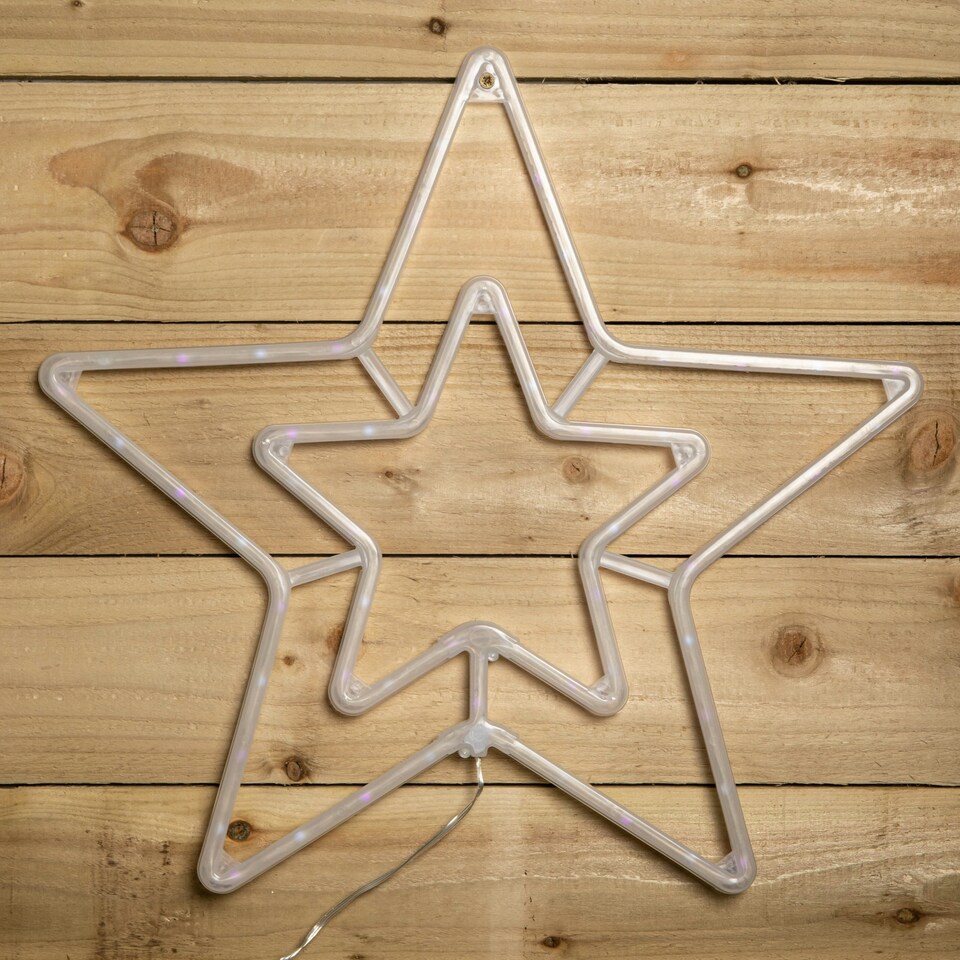 image 1 of 56cm RGB Digital Light up Christmas Star with Remote Control & Timer Function