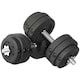 image 1 of HOMCOM 30KG Adjustable Dumbbells Weight Set Hand Weight for Body Fitness