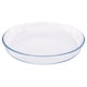image 1 of Argon Tableware Round Glass Oven Dish - 32cm x 32cm | Clear | Clear | 32cm x 32cm
