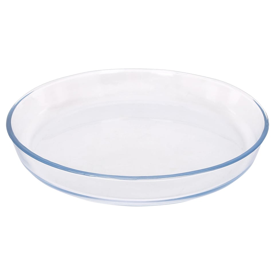 image 1 of Argon Tableware Round Glass Oven Dish - 32cm x 32cm | Clear | Clear | 32cm x 32cm