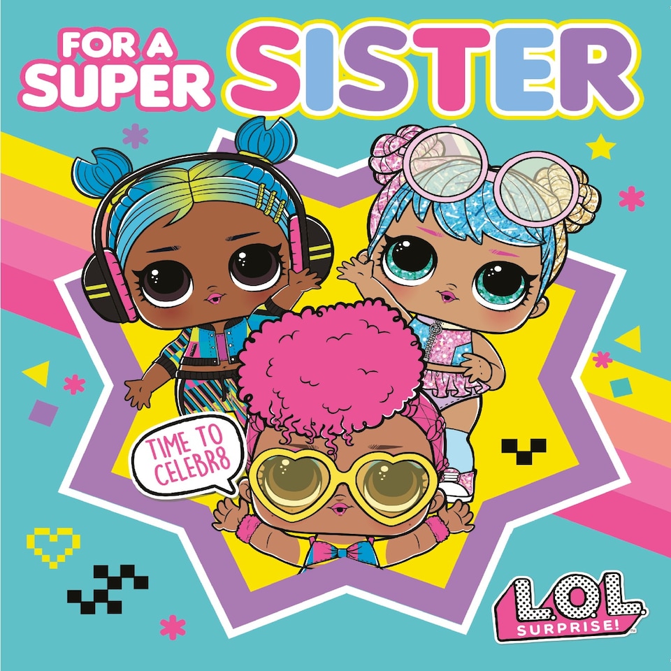 image 1 of LOL Surprise Sister Birthday Card