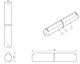 image 5 of Pack 2 Lift Off Bullet Hinge Weld On Brass Bush 13x80mm Heavy Duty Industrial | Silver