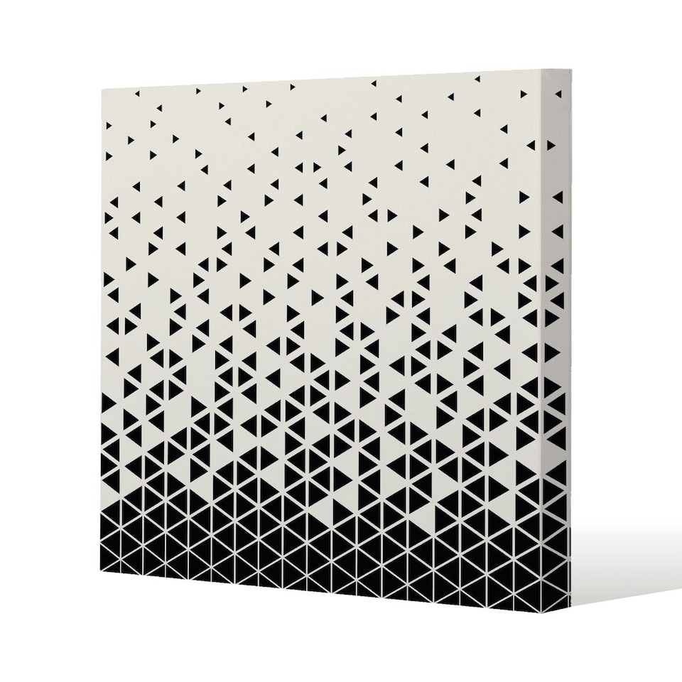 image 1 of Geometric Triangles (Canvas Print) 127 x 127 x 4cm