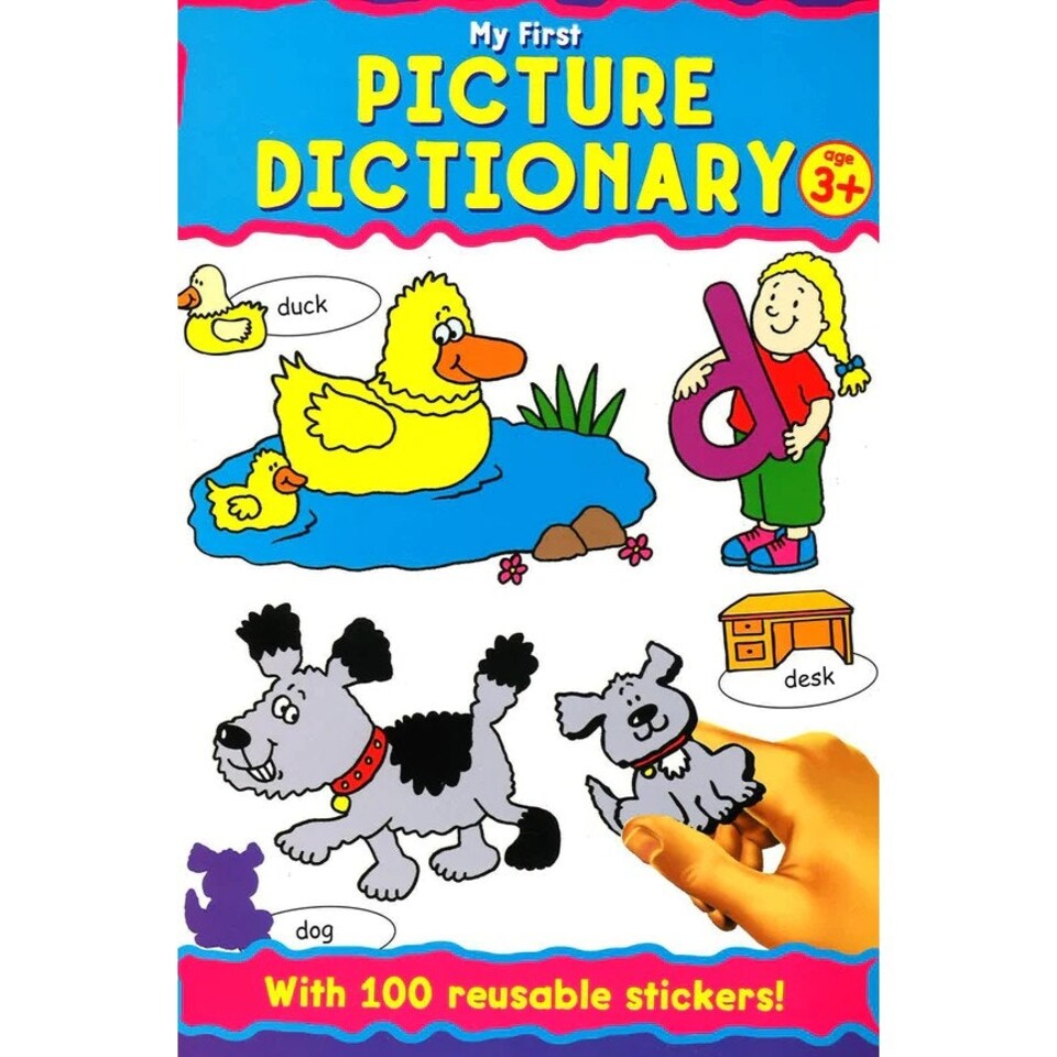 image 1 of Alligator My First Picture Dictionary Sticker Book - Multicoloured - One Size