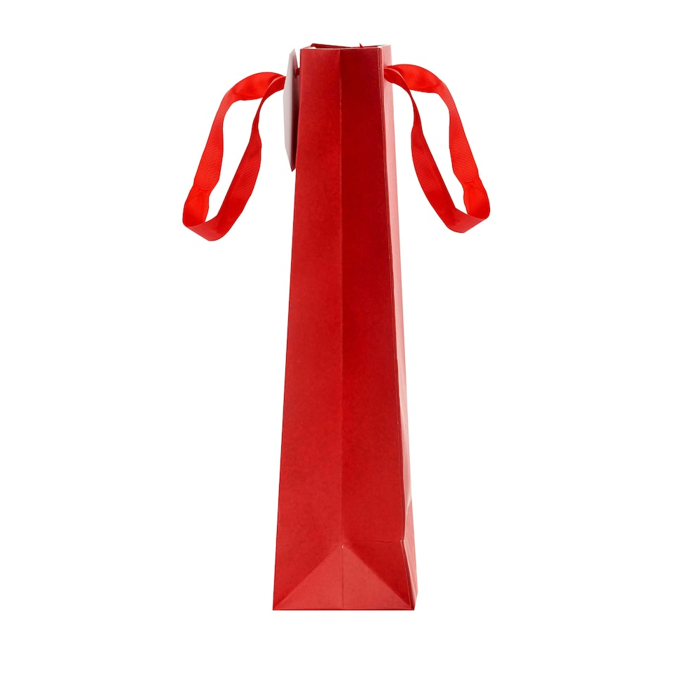 image 1 of Plain Red Bottle Gift Bag - Pack of 3
