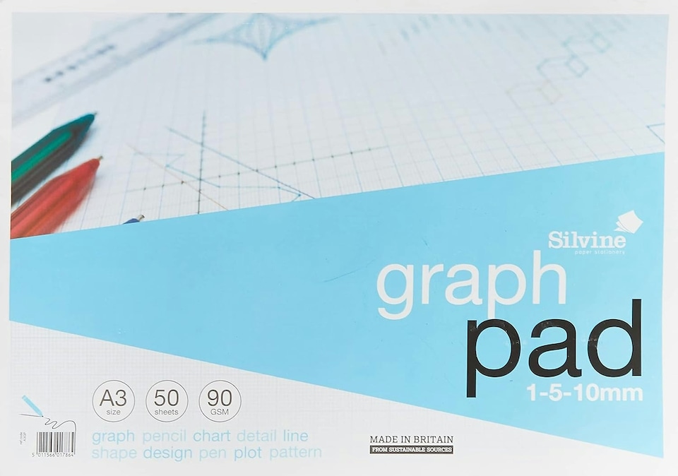 image 1 of A3 50 Sheets Graph Pad