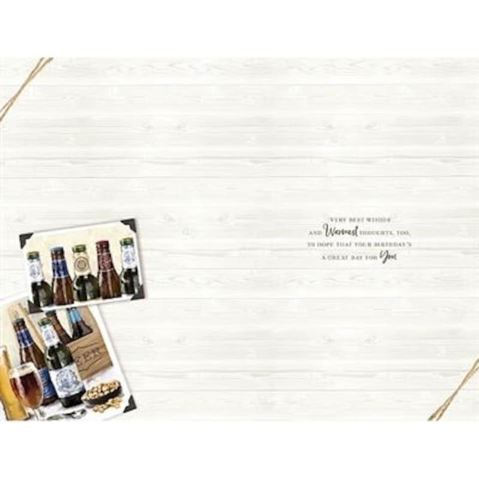 image 1 of Beer Bottles On Card It's Your Birthday