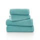 image 2 of Romeo 100% Cotton Absorbent Soft Bathroom Towels - Hand, Bath, Sheet | Green | Seafoam | Bath towel