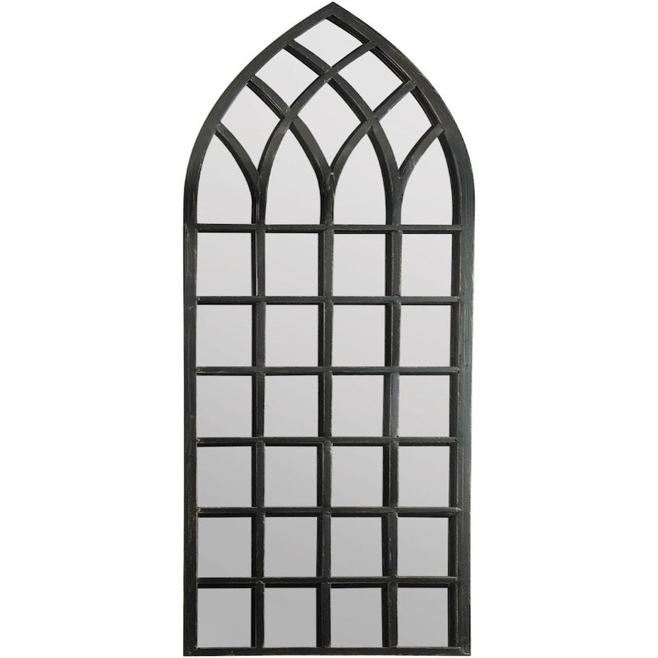 image 1 of Somerley Rustic Arch Large Garden Mirror 140 x 40.5 CM N/A