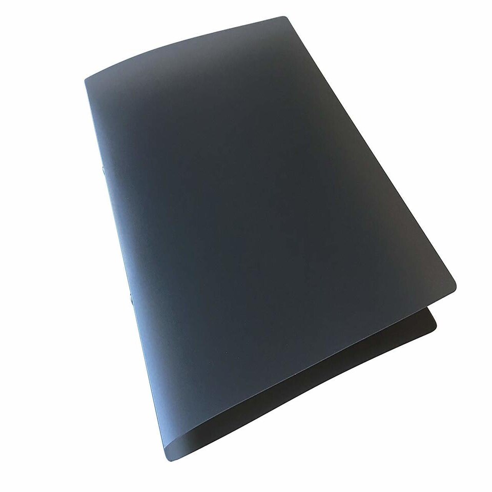 image 1 of A4 Slim Black Translucent Ringbinder