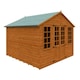 image 1 of 10ft x 10ft (2.95m x 2.95m) Wooden Classic Tongue and Groove APEX Summerhouse (12mm T&G Floor + Roof) (10 x 10) (10x10)