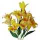 image 4 of 60cm Artificial Lily Stem Yellow