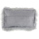 image 4 of SNUGRUGS Mongolian Sheepskin Cushion - Rectangular - 30cm x 50cm White | 30cmx50cm