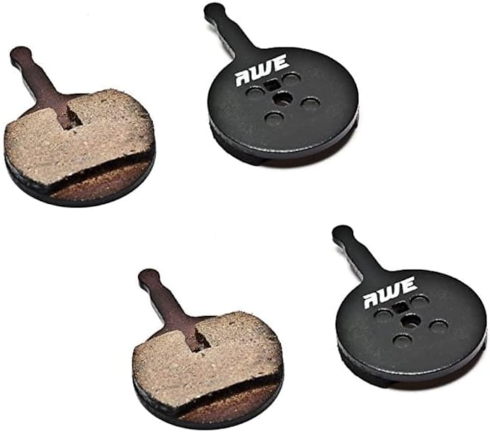 image 1 of AWE Set x 2 Semi Metallic Disc Brake Pads Compatible with Avid BB5
