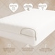 image 4 of Opulent Home Cot Mattress Waterproof Anti-Allergy Baby Mattress Cover for Newborns - White -120cmx60cm