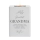 image 6 of Personalised Floral White Wooden Tea light Holder White