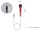 image 2 of Red Plastic Microphone 3.5mm