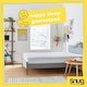 image 8 of Snug Just Right Mattress Topper White | King