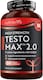 image 1 of Nutravita Test Booster for Men - 1450mg Testosterone Supplement - TESTOMAX 2.0 Incl. Ashwagandha KSM 66, CoQ10, Maca Root - 210 Vegan Capsules