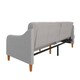 image 5 of Jasper coil 3-seater Sofa Bed in light grey fabric Grey | LIGHT GREY
