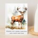 image 5 of Personalised Watercolour Stag Greetings Card
